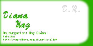 diana mag business card