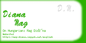 diana mag business card
